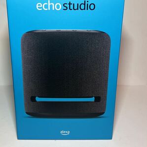 Echo Studio (エコースタジオ) Echo史上最高音質のスマートスピーカー with Dolby Atmos & Alexa チャコール 元箱付属品付の画像2