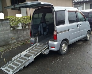 仙台 即決 車検2年付 令和8年4月22日 4WD 福祉車車椅子 車いす移動車 スローパー電動ウインチ ハイルーフ 支払総額148,000円 追加画像140枚