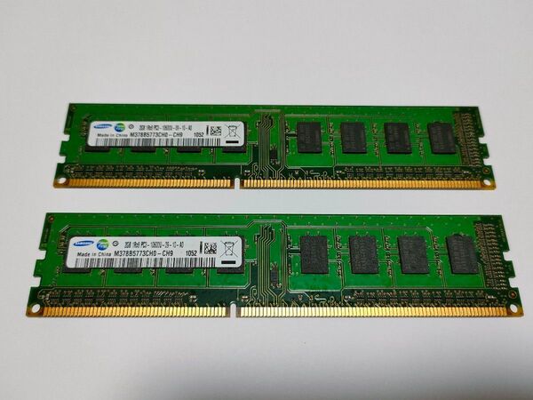 samsung 動作品 pc3 10600U 2GB 2枚