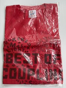  manner man .FUDAN10KU LIVE 10th ANNIVERSARY TOUR Vol.2 ~Best of Coupling~ T-shirt red 