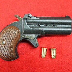 ハドソン モデルガン レミントン ダブルデリンジャー 発火式 HW 経年品 Remington W-DERRINGER HUDSONの画像2