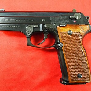 WA GAS-BLK ベレッタ M8045 クーガーF HW 個人ブルーイング CAW 木製グリップ付/BERETTA COUGAR-F ウェスタンアームズの画像1