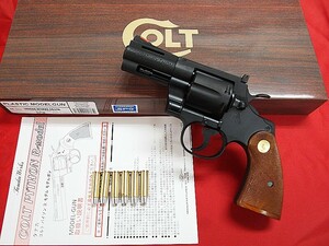 タナカ モデルガン コルト パイソン 3in HW R-MODEL /COLT PYTHON 357マグナム