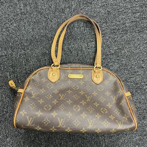 ★1円スタート★LOUIS VUITTON ルイヴィトン モノグラム モントルグイユPM M95565 ショルダーバッグ ハンドバッグ シリアルSD3018 茶色の画像1