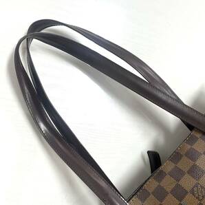 ★1円スタート★LOUIS VUITTON ダミエ チェルシー N51119/シリアルTH1006 ショルダーバッグ エベヌトートバッグ ブラウンの画像5