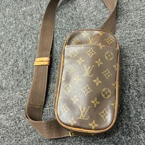 ★1円スタート★LOUIS VUITTON ルイヴィトン モノグラム ガンジュ M51870 ボディバッグ ショルダーバックポシェット シリアルCA0092の画像1