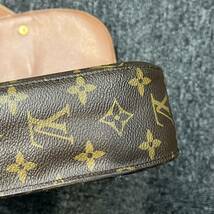 ★1円スタート品★LOUISVUITTON ルイヴィトン モノグラム サンクルーGM M51242 シリアルVI8907ショルダーバッグ ブラウン ポシェット_画像4