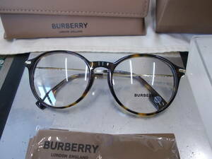 バーバリー BURBERRY LONDON ENGLAND お洒落な ボストン 丸眼鏡フレーム B2365F-3002 お洒落 