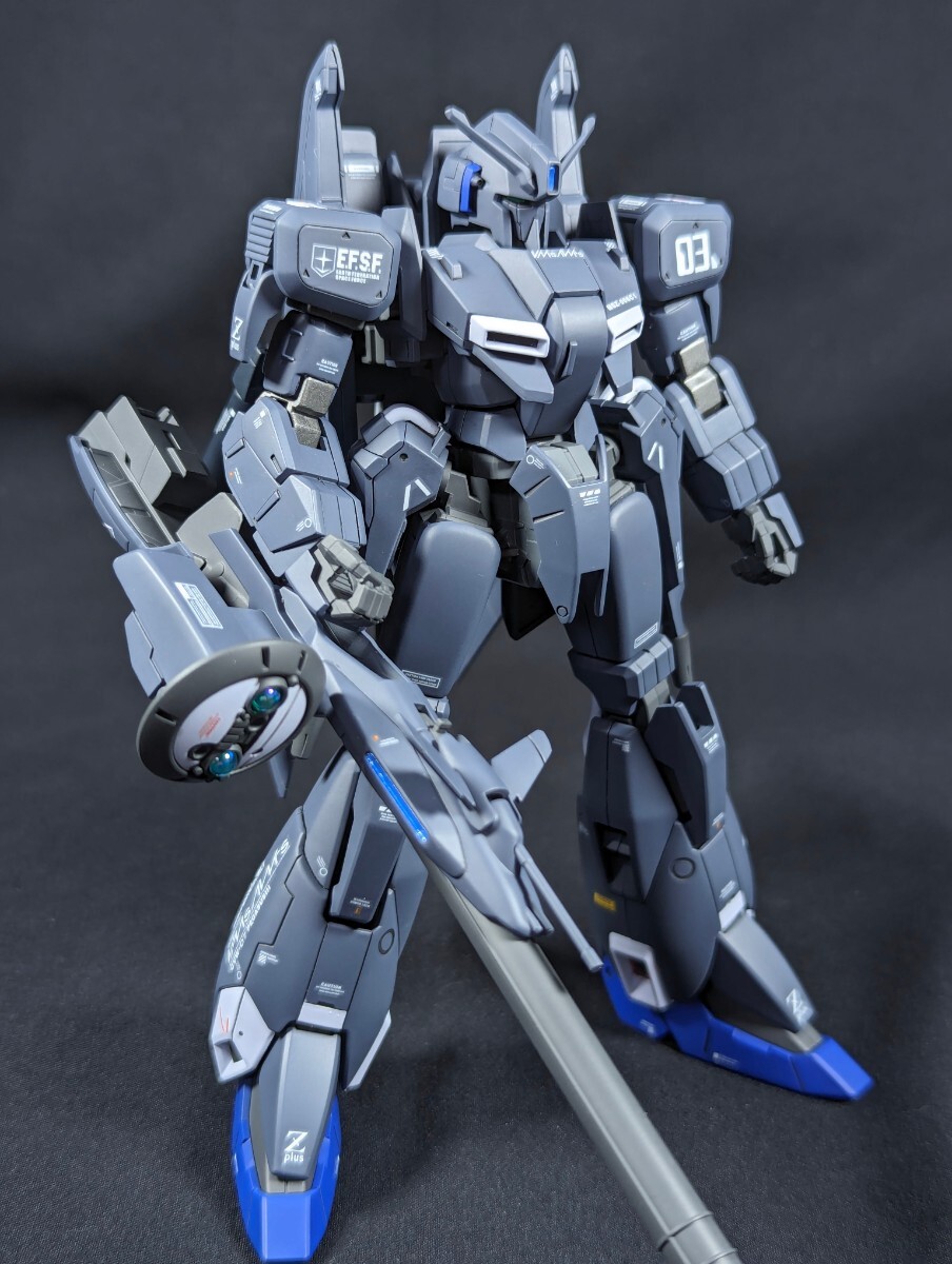 Starts at 1 yen Completed product Repainted HGUC 1/144 Zeta Plus C1 Premium Bandai Gundam Sentinel Gunpla HG, character, gundam, Finished product