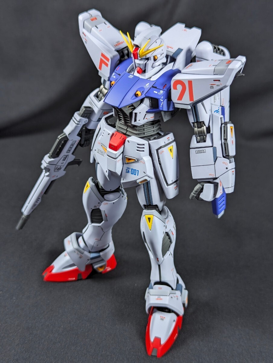 Desde 1 yen Producto terminado Repintado Bandai MG 1/100 Gundam F91 Ver2.0 Mobile Suit Gundam F91, personaje, gundam, Producto terminado