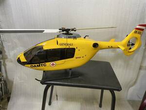  electric radio controller helicopter EC 135 OE-XEL body only mechanism attaching 
