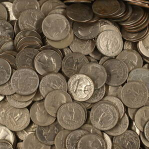 アメリカ 25セント硬貨 1500枚 まとめて おまとめ 大量 アメリカ硬貨 海外コイン 外国コイン 古銭 コイン 硬貨の画像7