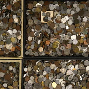 混合古銭 19601g まとめて おまとめ 大量 銅銭 アルミ銭 外国コイン 海外コイン 古銭 コイン 硬貨の画像5