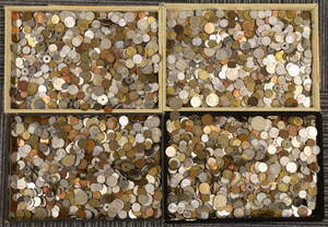 混合古銭 17082g まとめて おまとめ 大量 海外コイン 外国コイン 銅銭 アルミ銭 錫銭 古銭 コイン 硬貨