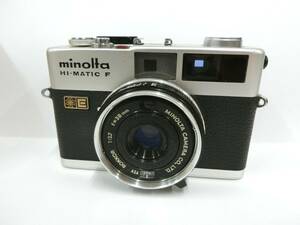 35854◆minolta HI-MATIC F コンパクトカメラ ROKKOR 1:2.7 f=38mm