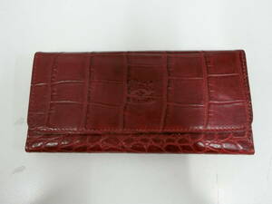 !!36045*IL BISONTE Il Bisonte wallet long wallet cow leather leather!!