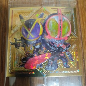 【同梱可】にふぉるめーしょん★仮面ライダーシリーズ★シールウエハース★KR1-30★SEC★仮面ライダーファイズ＆ネクストカイザ★未開封★