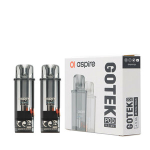 新品 2箱セット Aspire GOTEK Pod 交換用カートリッジ アスパイア Gotek X/Gotek S 専用 POD 純正 スペア　予備　1箱2個入り