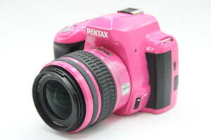 Y801 ペンタックス Pentax K-r ピンク SMC Pentax-DA L 18-55mm F3.5-5.6 AL デジタル一眼 ボディレンズセット ジャンク