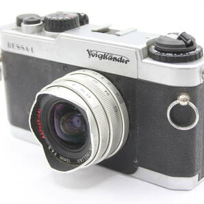 Y806 フォクトレンダー Voigtlander Bessa-L Super Wide-Heliar 18mm F4.5 Aspherical フィルムカメラ ボディレンズセット ジャンクの画像1