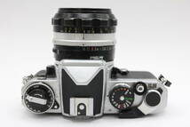 Y891 ニコン Nikon FE Nikkor-S・C Auto 50mm F1.4 フィルムカメラ ボディレンズセット ジャンク_画像6
