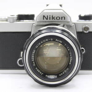 Y892 ニコン Nikon FM Nikkor-S Auto 50mm F1.4 フィルムカメラ ボディレンズセット ジャンクの画像2