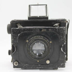 Y921 エルネマン Ernemann Dogmar 150mm F4.5 D.R.P. C.P Goerz Berlin 蛇腹カメラ フィルムホルダー付属 ジャンクの画像2