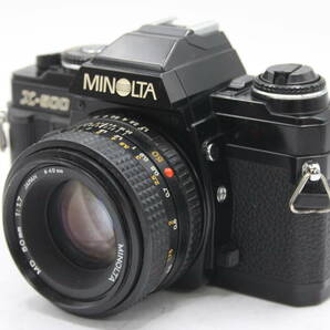 Y1004 ミノルタ Minolta X-500 MD 50mm F1.7 フィルムカメラ ボディレンズセット ジャンクの画像1