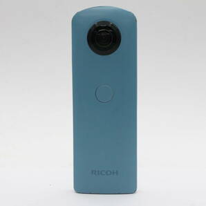 Y1017 リコー Ricoh Theta SC YJ30 ブルー 全天球360度カメラ デジタルカメラ ソフトカバー付き ジャンクの画像2