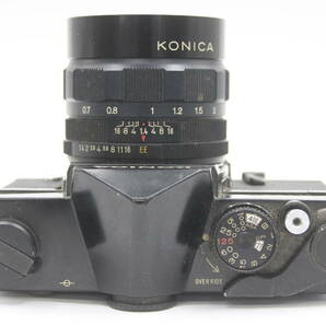 Y1032 コニカ Konica FTA ブラック Hexanon 57mm F1.4 フィルムカメラ ボディレンズセット ジャンクの画像6