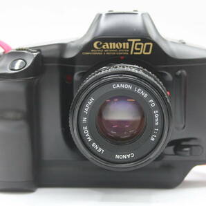 Y1045 キャノン Canon T90 Lens New FD 50mm F1.8 フィルムカメラ ボディレンズセット ジャンクの画像2