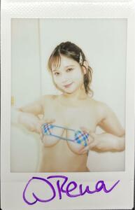 桃園怜奈 Best Naked 直筆サイン入り生チェキ