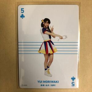 AKB48 森脇由衣 プリウス トレカ アイドル グラビア カード トランプ タレント トレーディングカード 5 クローバー