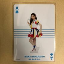 AKB48 濵松里緒菜 プリウス トレカ アイドル グラビア カード トランプ タレント トレーディングカード 1 クローバー_画像1