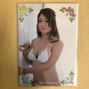 西田麻衣 2014 トレカ アイドル グラビア カード 水着 ビキニ 49 タレント トレーディングカード