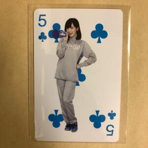 NMB48 山本彩 ミズノ トレカ アイドル グラビア カード トランプ タレント トレーディングカード 5 クローバー MIZUNO