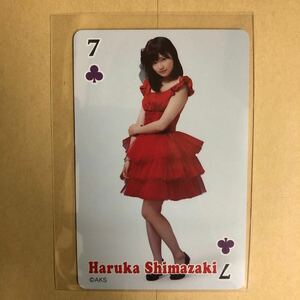 AKB48 島崎遥香 2012 セガ セブンイレブン限定 トレカ アイドル グラビア カード トランプ タレント トレーディングカード 7 クローバー