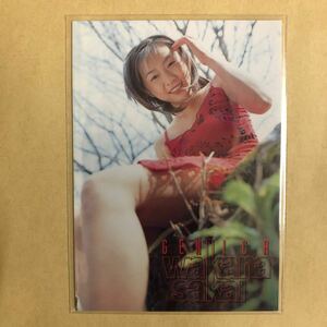 酒井若菜 2000 GENICA トレカ アイドル グラビア カード 039 タレント トレーディングカード