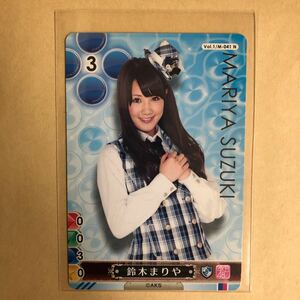 AKB48 鈴木まりや トレカ アイドル グラビア カード M-041 N タレント トレーディングカード