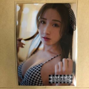 伊藤愛真 トレカ アイドル グラビア カード 水着 ビキニ RG56 タレント ファースト トレーディングカード