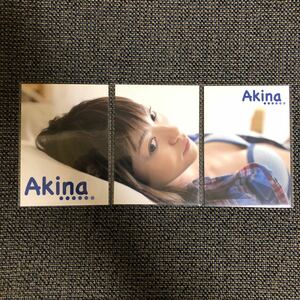 Folder5 AKINA 2008 ヒッツ トレカ アイドル カード グラビア 下着 061 062 063 タレント トレーディングカード 3枚セット