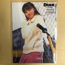 末永遥 1999 DUNK トレカ アイドル グラビア カード セーター タレント トレーディングカード 轟轟戦隊ボウケンジャー_画像2