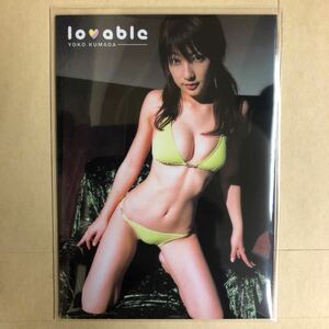 熊田曜子 2004 ボム トレカ アイドル グラビア カード 水着 ビキニ 048 タレント トレーディングカード BOMB