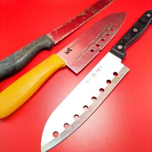 225 【ジャンク】包丁 3本セット ほか まとめ