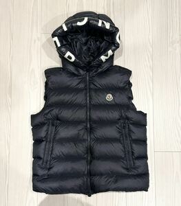 [Красивые товары] Moncler Down Vest Montley Navy Rare Big Size 5