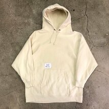 Wtaps Champion BLANK HOODED REVERSE WEAVE BEIGE S ダブルタップス × チャンピオン リバースウィーブ スウェット プルオーバー_画像1