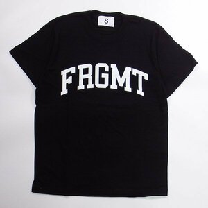 未使用品 FRAGMENT UNIVERSITY FRGMT UNV TEE D BLACK S フラグメント 藤原ヒロシ Tシャツ ブラック