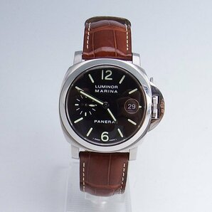 PANERAI LUMINOR MARINA 40MM PAM00048 ACIER AUTOMATIC I番 パネライ ルミノール マリーナ 自動巻き 腕時計の画像2