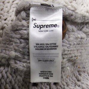 Supreme Patchwork Cable Knit Cardigan L シュプリーム パッチワーク ケーブルニットカーディガンの画像4