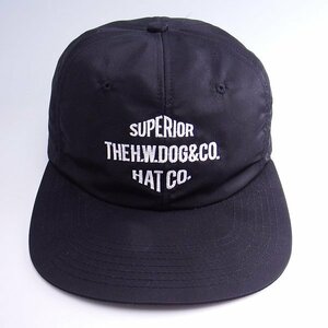 未使用品 THE H.W.DOG&CO. BIKERS CAP BLACK バイカーズ キャップ ブラック